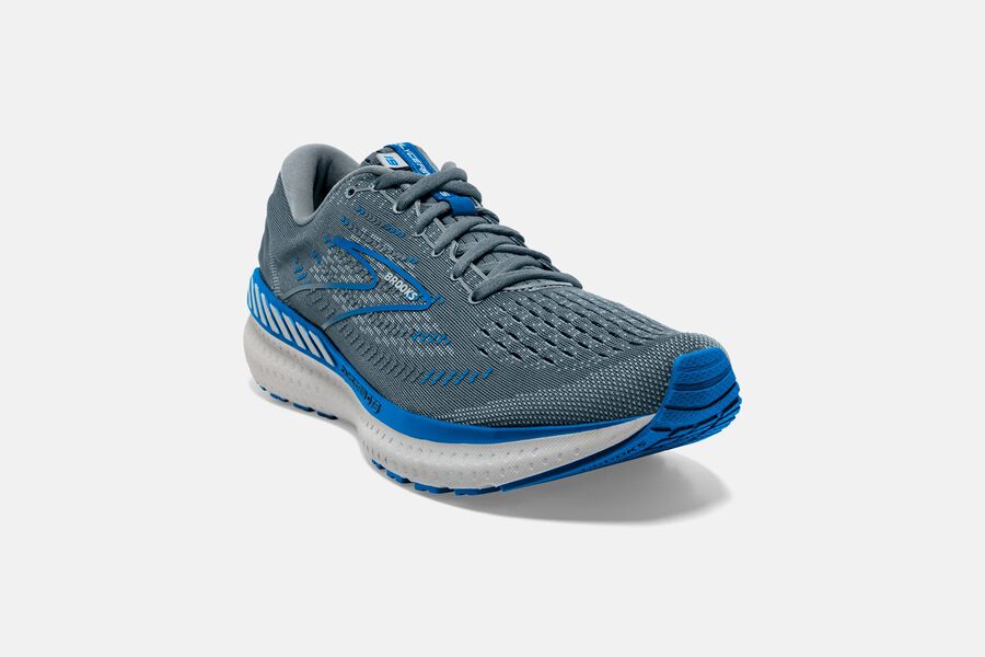 Brooks Glycerin Gts 19 Road Loopschoenen Heren - Grijs/Blauw - 286471HKA